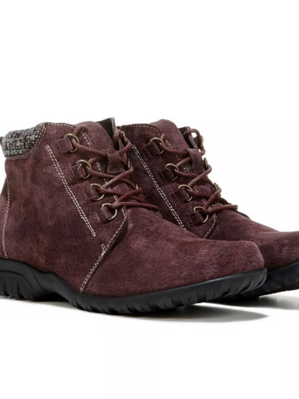 PROPET LADIES DELANEY ANKLE BOOTS SIZE 11M BURGUNDY ORTHOPEDIC 24/7 COMFORT NEW